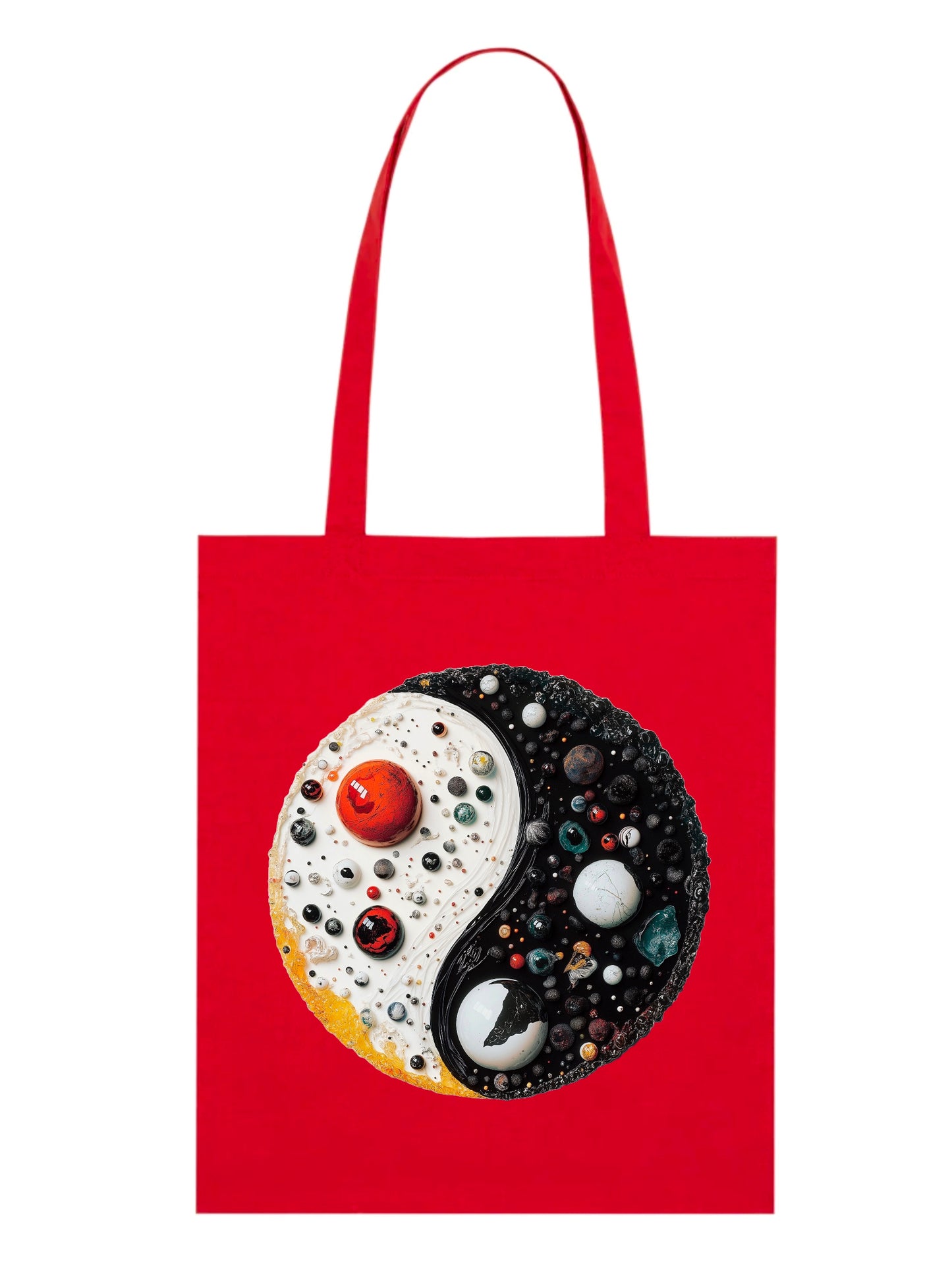 Tote Bag Yin Yang Marbles