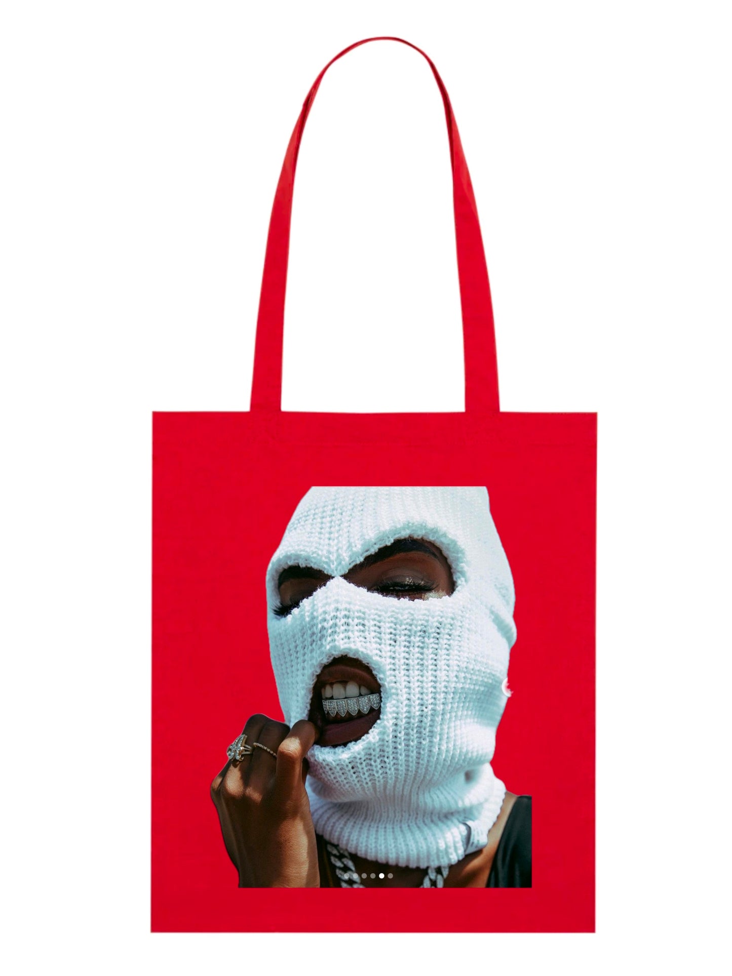 Tote Bag Girl Mask