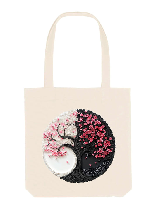 Tote Bag Yin Yang Tree