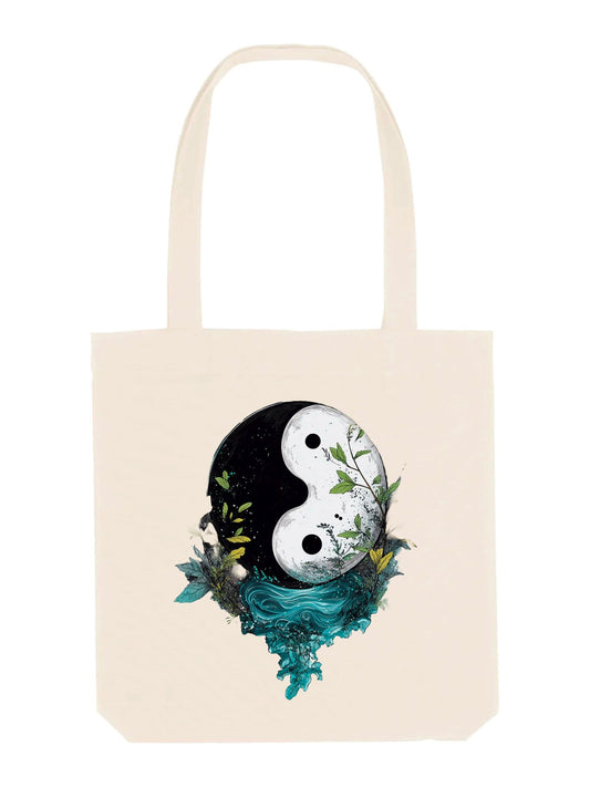 Tote Bag Yin Yang Water